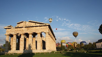 Paestum, dal 28 settembre torna il Festival Internazionale delle Mongolfiere