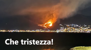 Vasto incendio sulle alture di Formia: fiamme in zona Rialto, Santa Maria la Noce