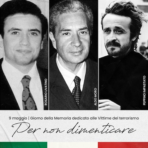 Aldo Moro, Peppino Impastato e Rosario Livatino<br />&copy; Giorgia Meloni