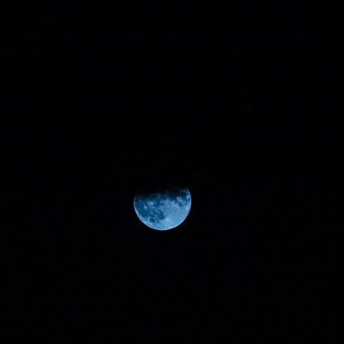 La Super Luna blu a Positano<br />&copy; Fabio Fusco