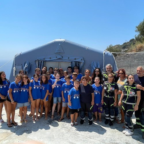 A Praiano inizia il Campo Scuola della Pubblica Assistenza Resilienza