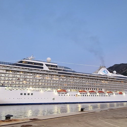 A Salerno arriva la nave da crociera Marina della Oceania Cruises<br />&copy; Stazione Marittima Salerno