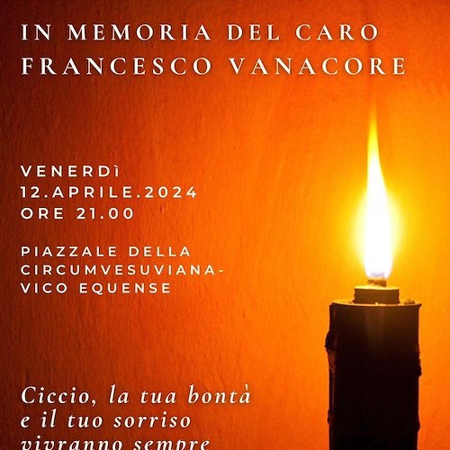 fiaccolata in memoria di Francesco Ciccio Vanacore