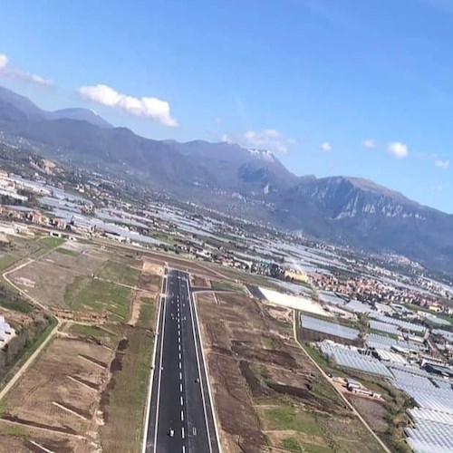 Aeroporto Salerno-Costa d'Amalfi, domani volo di collaudo della nuova pista. Da Bellizzi il primo bando per servizio taxi<br />&copy; Mimmo Volpe