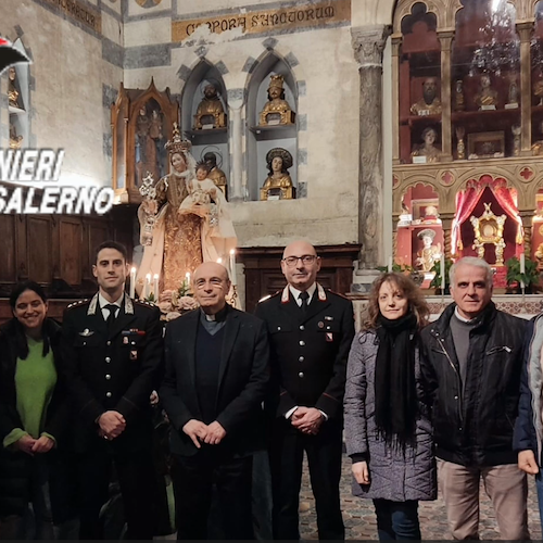 Amalfi, i Carabinieri per il sociale: donazione alla Caritas<br />&copy; Carabinieri Salerno