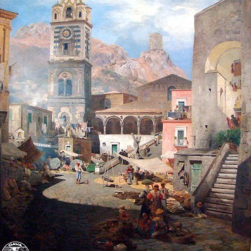 Duomo di Amalfi<br />&copy; Oswald Achenbach - 1876