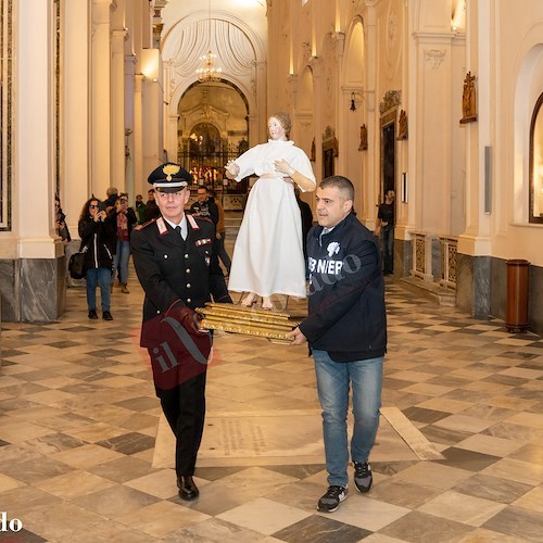 La Madonna del Pino torna a casa: riconsegnata alla comunità di Pastena di Amalfi la statua rubata 9 anni fa<br />&copy; Leopoldo De Luise, Il Vescovado