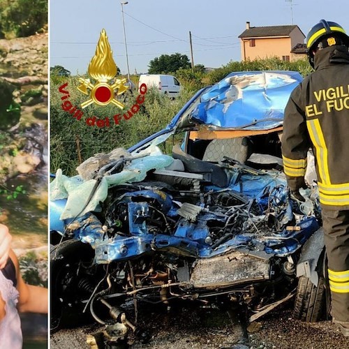 Pietro Simeoni e Mara Domenichelli / Vigili del fuoco sul luogo dell'incidente<br />&copy; Vigili del fuoco