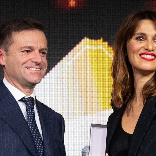 Biglietto d'Oro, Paola Cortellesi premiata dal sindaco di Sorrento per il film C'è ancora domani<br />&copy; Comune di Sorrento