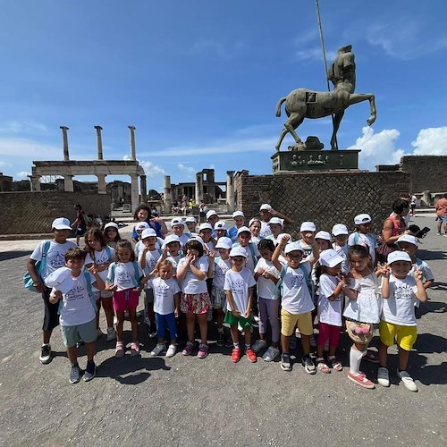 piccoli positanesi alla scoperta di Pompei