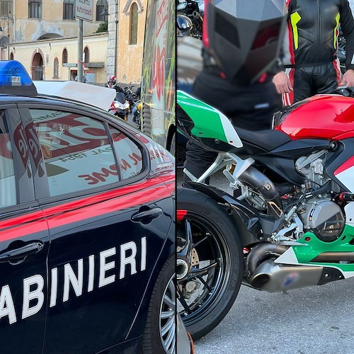 Maiori, sanzionati motociclisti non in regola<br />&copy; Massimiliano D'Uva