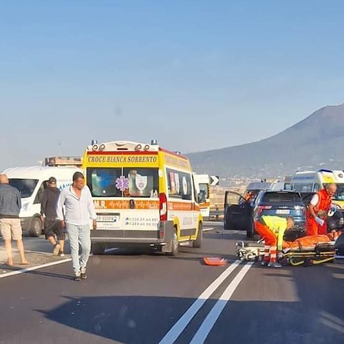 Incidente a Castellammare<br />&copy; Croce Bianca Sorrento - Soccorso