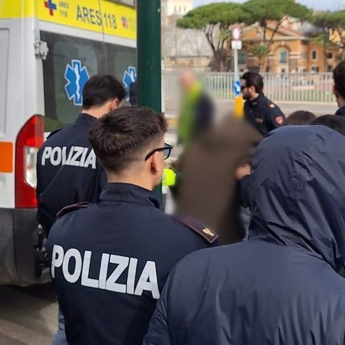 Due persone tentano di togliersi la vita a Roma, provvidenziale l'intervento dei poliziotti<br />&copy; Polizia di Stato