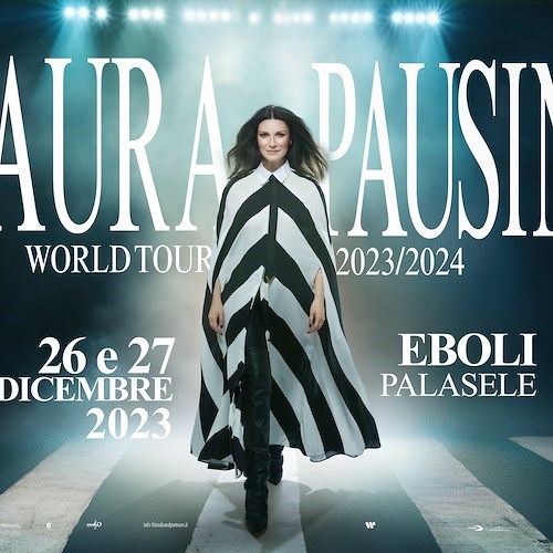 Eboli, cresce l'attesa per Laura Pausini: la cantantesi esibirà il 26 e 27 dicembre al PalaSele