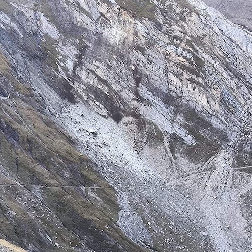 Frana in alta Val Formazza<br />&copy; Corpo Nazionale Soccorso Alpino e Speleologico - CNSAS