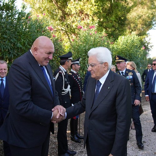 Guido Crosetto, ministro Difesa insieme a Sergio Mattarella, presidente Repubblica<br />&copy; pagina FB Guido Crosetto