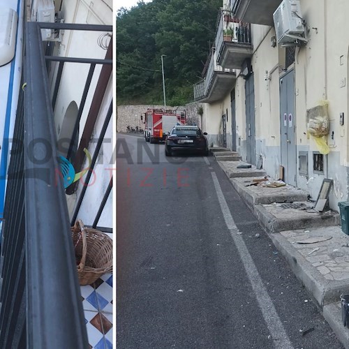 bus impatta contro un palazzo a Pucara