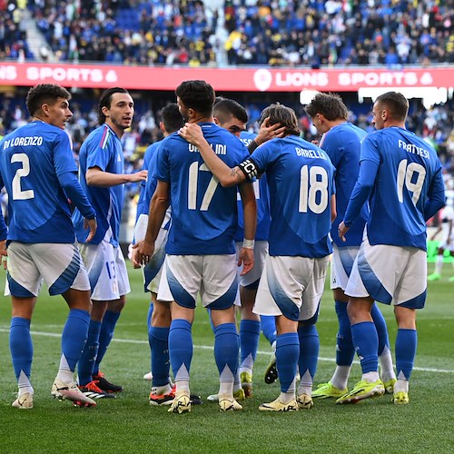 Azzurri in campo<br />&copy; Nazionale Italiana di Calcio