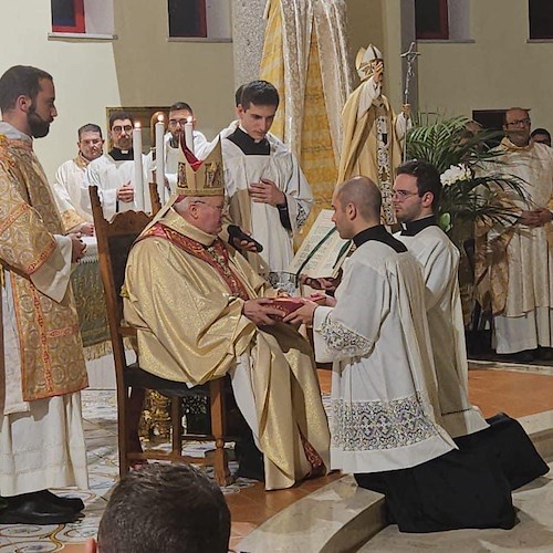 La Parrocchia di Amalfi in festa: Nicola Sarno ha ricevuto il Ministero del lettorato<br />&copy; Parrocchia S. Andrea Apostolo di Amalfi