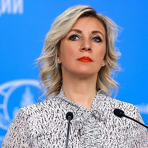 Maria Zakharova, portavoce del Ministero degli Esteri russo