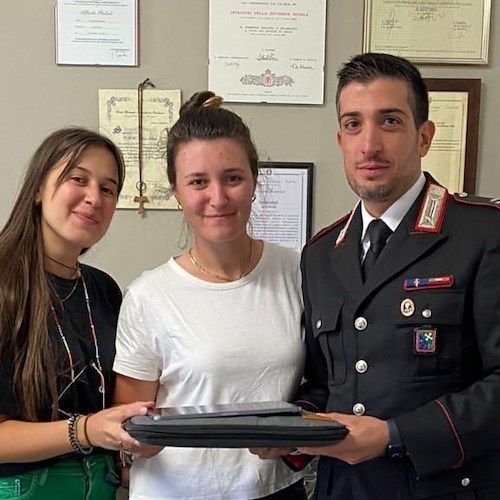 Carabinieri trovano pc a studentessa<br />&copy; Carabinieri Monza Brianza