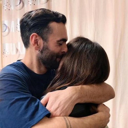 Marco Mengoni con la madre<br />&copy; Marco Mengoni