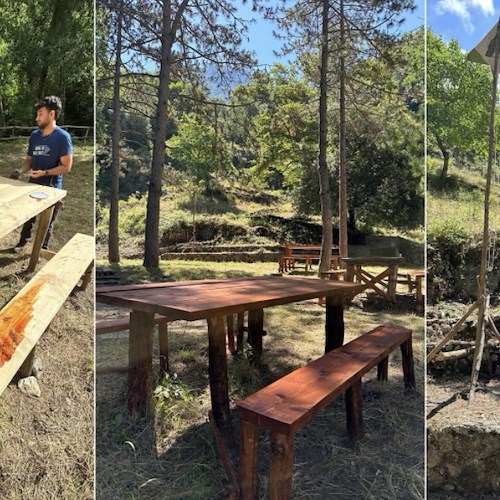 l'area verde attrezzata per i pic-nic del Demanio torna a risplendere grazie ai volontari di Hiking the Amalfi Coast<br />&copy; Hiking the Amalfi Coast