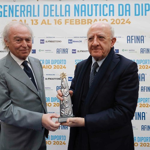 Nauticsud, De Luca: «Investiremo 100 milioni per la nautica da diporto»