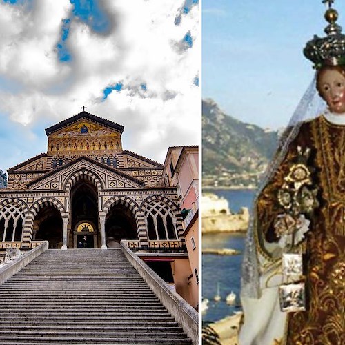 Nove anni dopo il furto la statua della Madonna del Pino torna ad Amalfi: 19 dicembre la consegna in Cattedrale<br />&copy; La foto a destra è della Parrocchia di Amalfi