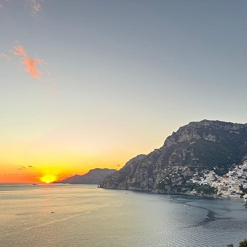 Tramonto invernale a Positano<br />&copy; Massimiliano D'Uva