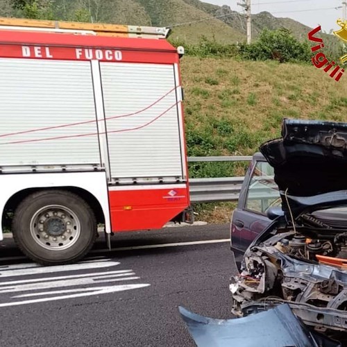 Incidente sull'A1<br />&copy; Vigili del fuoco