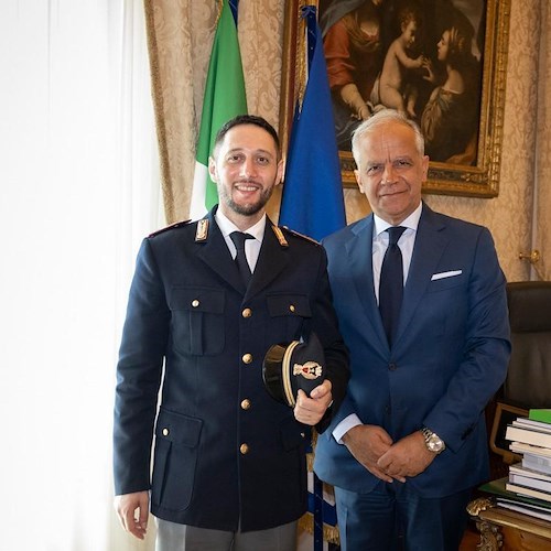 Christian Di Martino al Viminale<br />&copy; Polizia di Stato