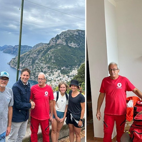 Postazione di primo soccorso sul Sentiero degli Dei<br />&copy; Comune di Positano