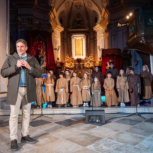 Il Sindaco Giuseppe Guida a Positano