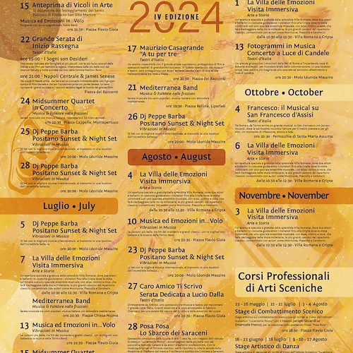 programma Vicoli in Arte