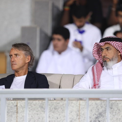 Roberto Mancini, Commissario Tecnico Arabia Saudita<br />&copy; pagina Facebook Federcalcio Arabia Saudita