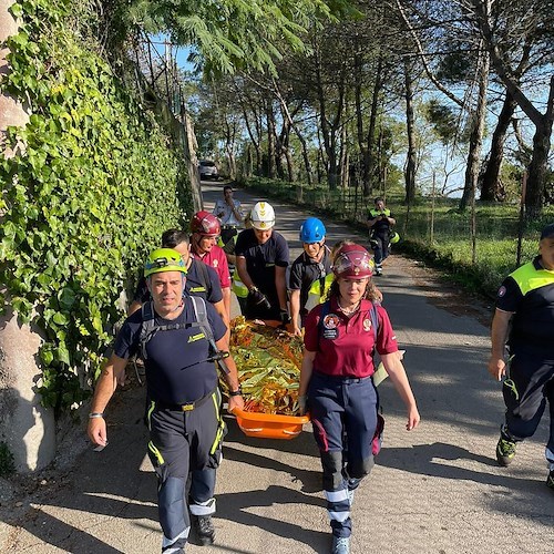 Sorrento, esercitazione per la ricerca di dispersi in località Le Tore<br />&copy; Comune di Sorrento