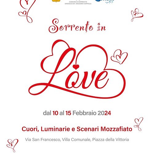 Torna Sorrento in love: cuori, luminarie e scenari mozzafiato<br />&copy; Comune di Sorrento