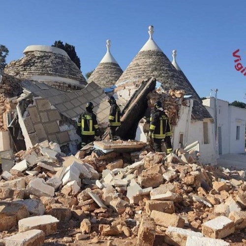 Trullo esplode a Cisternino<br />&copy; Vigili del fuoco