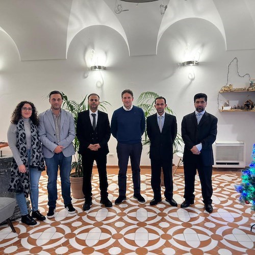 Una delegazione di esponenti del governo dell’Oman in visita a Positano<br />&copy; Comune di Positano