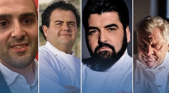 Guida Michelin premia la cultura gastronomica di Vico Equense: da Cannavacciuolo ad Esposito, da Guida a D'Urso 