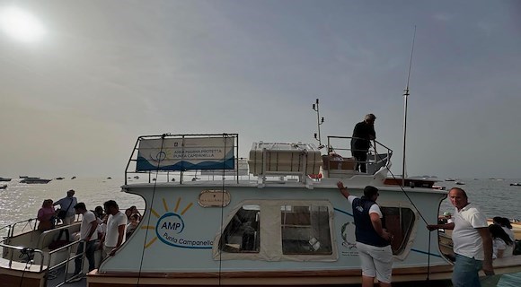 Le terze medie di Positano alla scoperta dell'Area Marina Protetta Punta Campanella 