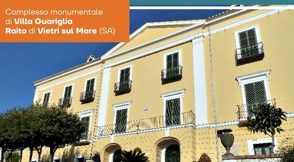 Vietri sul Mare, 26 ottobre visita straordinaria a Villa Guariglia 